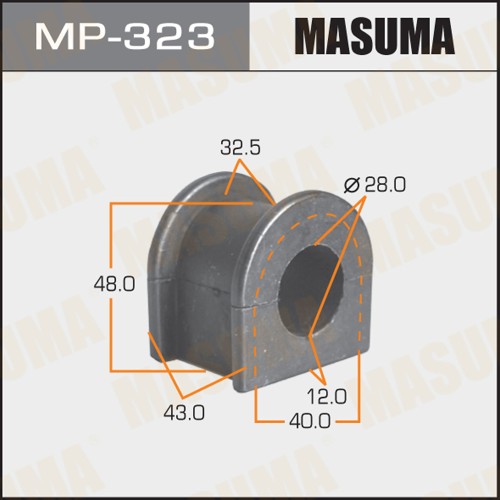 Втулка стабилизатора Toyota Estima Emina, Estima Lucida 92-99 переднего MASUMA MP-323