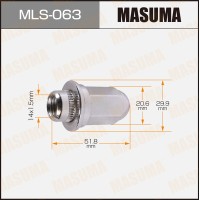 Гайка колеса M 14 x 1.5 с шайбой 30 под ключ 21 Toyota MASUMA MLS-063