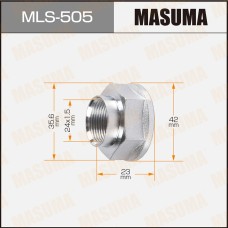 Гайка ШРУС 24 x 1,5 x 23 под ключ 36 Masuma MLS505