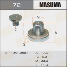 Болт слива масла M12 x 1.25 AКПП Toyota; Laxus MASUMA 72