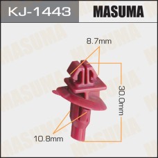 Клипса MASUMA KJ-1443 упаковка 10 шт. KJ-1443