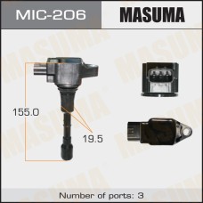 Катушка зажигания Nissan Teana (J32) 08-, Murano (Z51) 08-; Infiniti FX35 08-, G35 06- (2.5-3.5) Masuma MIC-206