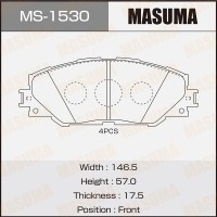 Колодки тормозные Toyota RAV 4 05- передние MASUMA MS1530