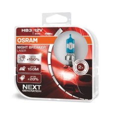 Лампа 12 В HB3 60 Вт P20D Night Breaker Laser +150% 2 шт. Osram