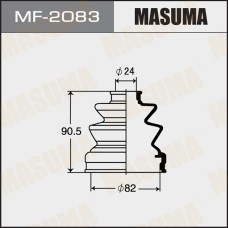 Пыльник ШРУС Mitsubishi Pajero 89-98; Infiniti FX 06- внутренний 82 x 90,5 x 24 MASUMA MF-2083