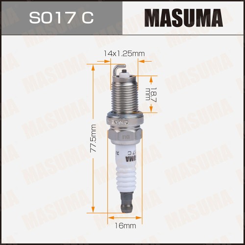 Свеча зажигания MASUMA ZFR6K-11(6711)