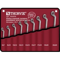 Набор ключей накидных 9 пр. 6-24 мм сумка Thorvik серии ARC W2S9TB