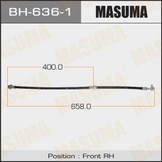 Шланг тормозной Infiniti FX 02-08 передний MASUMA правый BH-636-1