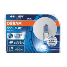 Лампа 12 В H1 80 Вт дальнего света +50% Cool Blue Boost 5000K 2 шт. Osram