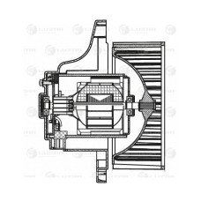 Двигатель отопителя LUZAR LFh0822 Elantra (00-) (тип Doowon)
