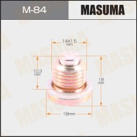 Болт слива масла M14 x 1.5 с магнитом VAG Masuma M-84