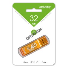 Флэш USB 32Gb Smart Buy Glossy series Orange