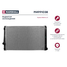 Радиатор охлаждения Toyota RAV 4 III, IV 2,0 06- Marshall M4991038