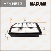 Фильтр воздушный Honda Odyssey (RB3) 08- Masuma MFA-H513