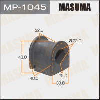 Втулка стабилизатора Toyota Caldina 97-02, Carina 96-01, Ipsum 97-01 переднего MASUMA MP-1045