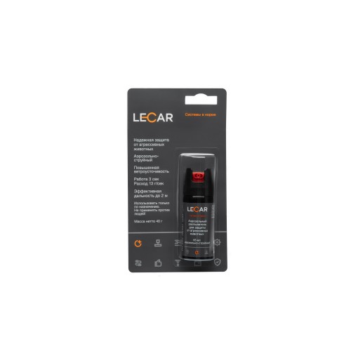Распылитель Lecar AntiDog BLACK, 65 мл. аэрозольно-струйный LECAR000024006