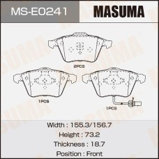 Колодки тормозные VAG A3 04-15 передние Masuma MS-E0241