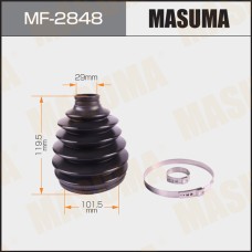 Пыльник ШРУС Mitsubishi pajero 00-07 пластик + спецхомут 101.5 x 119.5 x 29 MASUMA MF-2848