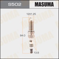 Свеча зажигания MASUMA Iridium + Platinum S502IP (ILKAR7-B11, SC20HR11, SC16HR11) Toyota Corolla S502IP