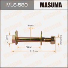 Болт эксцентрик Nissan Vanette 88-94 Masuma MLS-580