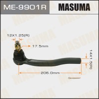 Наконечник рулевой Mazda CX-7 06-12, CX-9 10- MASUMA правый
