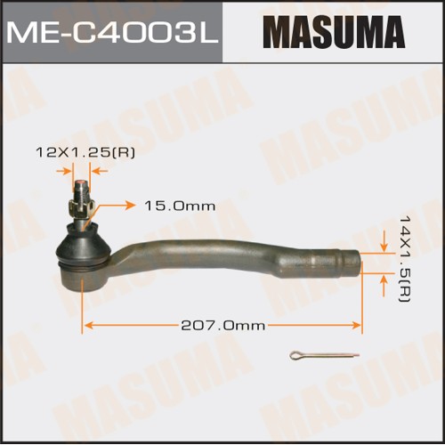 Наконечник рулевой Mazda 6 (GH) 07-12 MASUMA левый MEC4003L