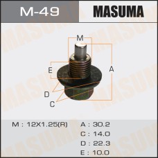 Болт слива масла M12 x 1.25 Toyota с магнитом MASUMA M-49