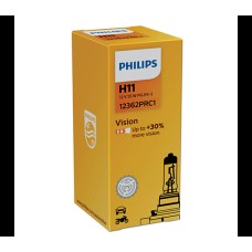 Лампа 12 В H11 55 Вт PGJ19-2 +30 галогенная Philips