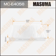 Фильтр салона MASUMA MCE4058 RENAULT/ KANGOO I/ V1600 97-07 (1/40)