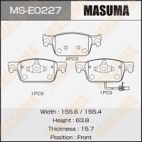 Колодки тормозные VAG A4 (B9) 16-, A5 16- передние Masuma MS-E0227