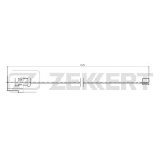Датчик колодки тормозной ZEKKERT BS8114 VW Touareg 10-
