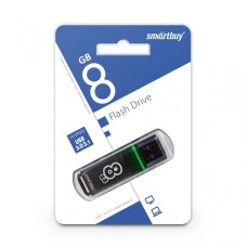 Флэш USB 8Gb Smart Buy Glossy series Black
