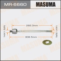 Тяга рулевая Subaru Forester (SF) 97-02, Impreza 92-07, legacy 94-07 Masuma MR-6660