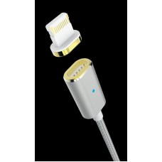 Кабель USB для Apple 8pin 1 м магнитный в нейлоновой оплетке Partner