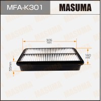 Фильтр воздушный MASUMA MFAK301 LHD HYUNDAI/ TERRACAN/ V2500 , V2900, V3500 01- (1/20)