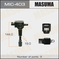 Катушка зажигания Mazda 3 (BK) 03- (1.6 ZM-DE) MASUMA MIC403