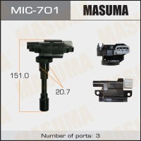 Катушка зажигания Suzuki SX4 06-, Swift 04- (M13A, M15A) MASUMA MIC-701