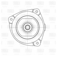 Опора амортизатора Nissan Note (06-)/Tiida (04-) переднего правого (с подшип.) (SA 1453)
