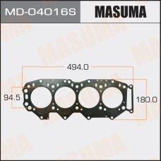 Прокладка ГБЦ Mazda B-Serie 96-06, Ford Ranger 99-06 (WL, MD25NA, MD25TI) толщина =1,10 MASUMA MD-04016S