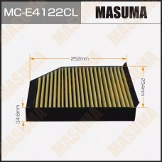 Фильтр салона MASUMA MC-E4122CL угольный Audi A6 (4G) 11- / A7 (4G) 10- / A8 (4H) 10- (MC8865K)