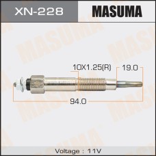 Свеча накала MASUMA Nissan (CD20, CD20T) XN-228