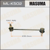 Стойка стабилизатора Chevrolet Spark 10- переднего MASUMA ML-K502