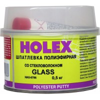 Шпатлевка со стекловолокном Holex Glass 0,5 кг HAS-6786