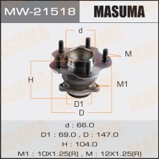 Ступица Nissan Tiida (C13) 14-, Sentra 14- задняя (+ABS) MASUMA MW-21518