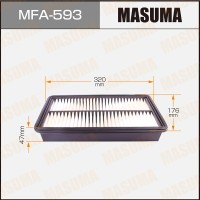 Фильтр воздушный Mazda 6 (GG, GH) 02-12 MASUMA MFA-593