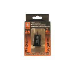 Зарядное устройство 12/24 В 2 USB 3 А Mystery MUC-2/3A