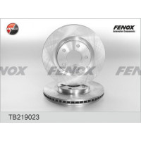 Диск тормозной FENOX TB219023 QASHQAI пер 296*26