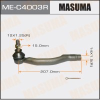 Наконечник рулевой Mazda 6 (GH) 07-12 MASUMA правый MEC4003R