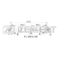 Амортизатор капота ZEKKERT GF1646 Audi A3 II, III 03-