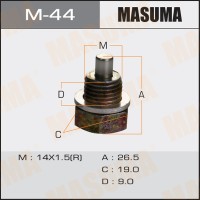 Болт слива масла M14 x 1.5 с магнитом Mazda MASUMA M44